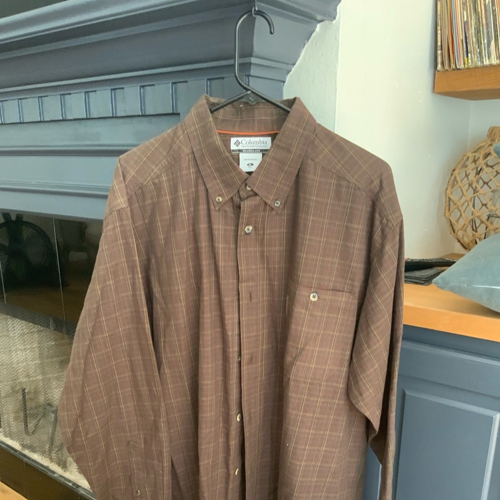 XL Columbia Plaid Shirt